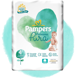 Pampers Pannolino Protezione Pura 4 Maxi 7-18 kg da 19pz