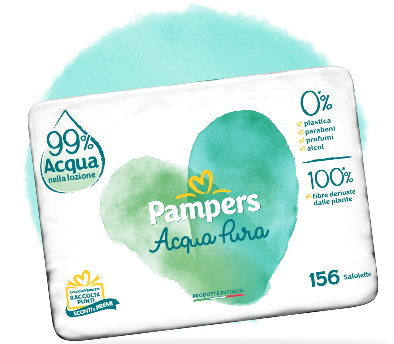 Pampers Salviettine Acqua Pura 3 conf da 52Pz