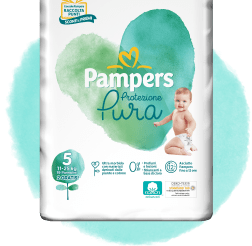 Pampers Pannolino Protezione Pura 5 Junior 11-25 kg da 19pz