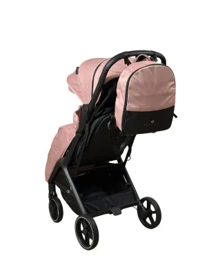 Barotti Vai Passeggino con Zaino e Coprigamba Rosa