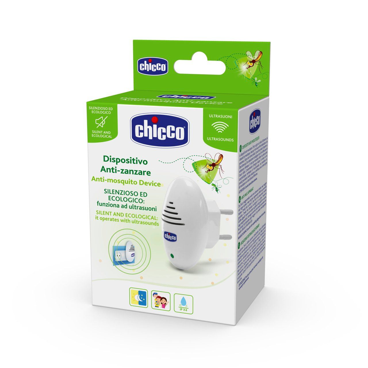Chicco Dispositivo Anti Zanzare Ultrasuoni Spina