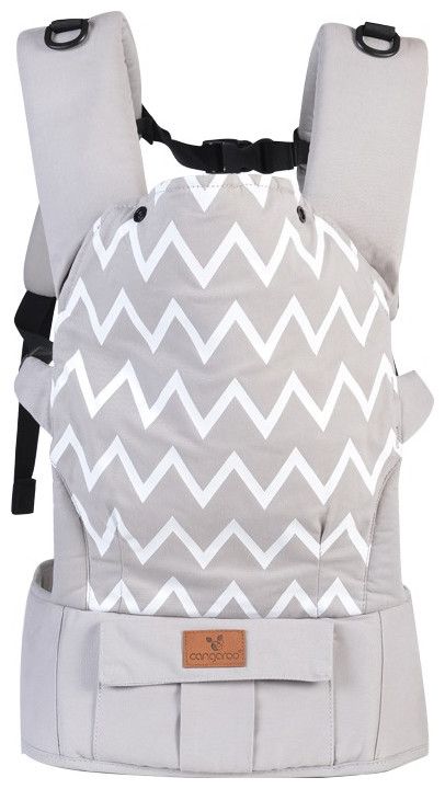 Cangaroo Marsupio Explorer Grey per Neonati fino 15 kg