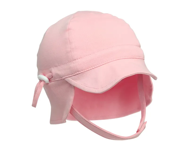 Kiokids Berretto per Bambina Rosa con protezione solare upf50+ cm 48-50 12-24 mesi