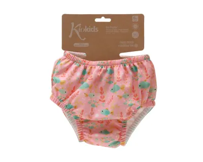 Kiokids Costume da bagno e pannolino Rosa  con protezione upf50+ 8-10 kg 12 mesi