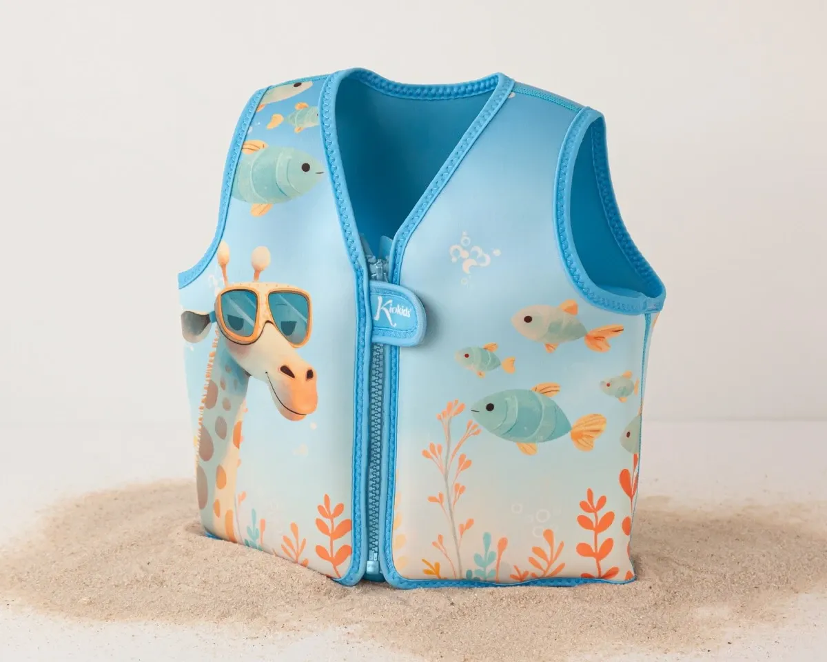 Kiokids Gilet Galleggiante per neonati e bambini blu 2-3 anni