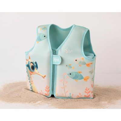 Kiokids Gilet Galleggiante per neonati e bambini verde 12-24 mesi