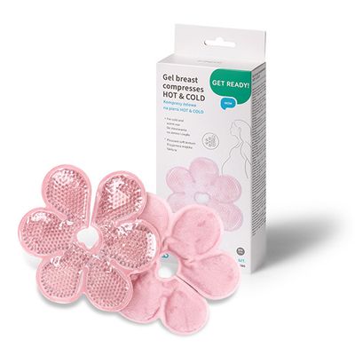 Babyono Compresse per il seno in gel caldo e freddo