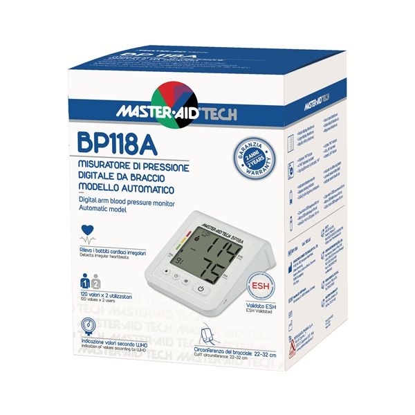 Master Aid Bp118a ​Misuratore di pressione digitale da braccio