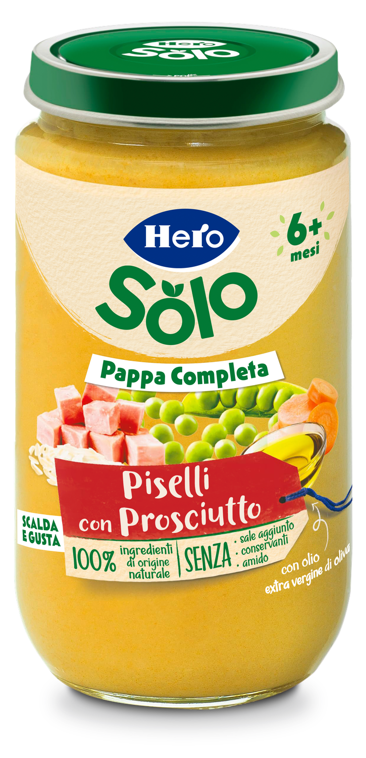 Hero Pappa Completa Piselli con Prosciutto 225gr