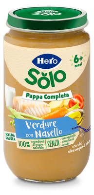 Hero Pappa Completa Verdure con Nasello 225gr