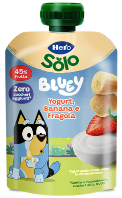 Hero Solo Bluey Yogurt Banana e Fragola 100g