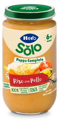 Hero Pappa Completa Riso con Pollo 225gr