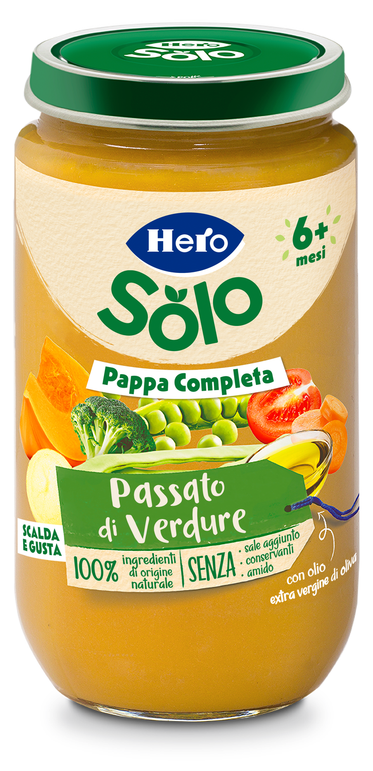 Hero Pappa Completa Passato di Verdure 225gr