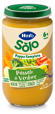 Hero Pappa Completa Passato di Verdure 225gr