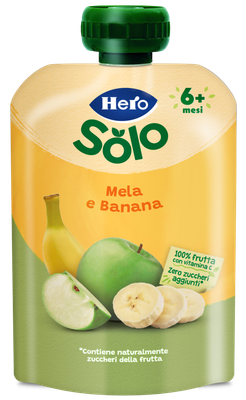 Hero Solo Frutta Mela e Banana 100g