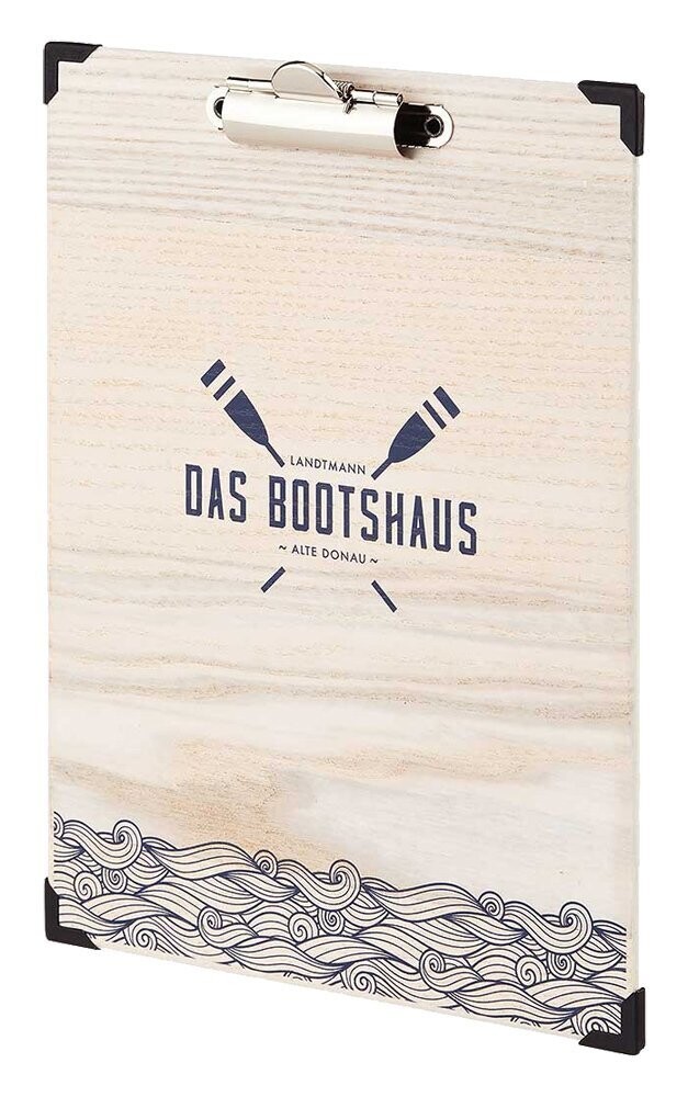 Menuboard Woody Holzkarte mit Klemme