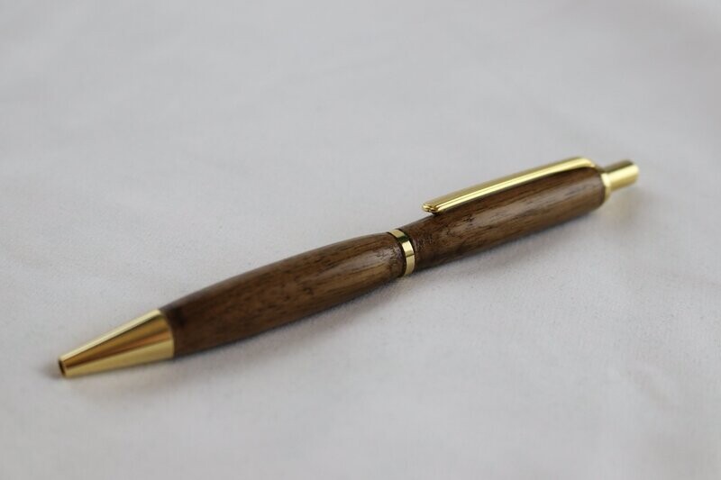 Brown Ivory Click Pen