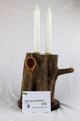 Yew Branch Candle Stick