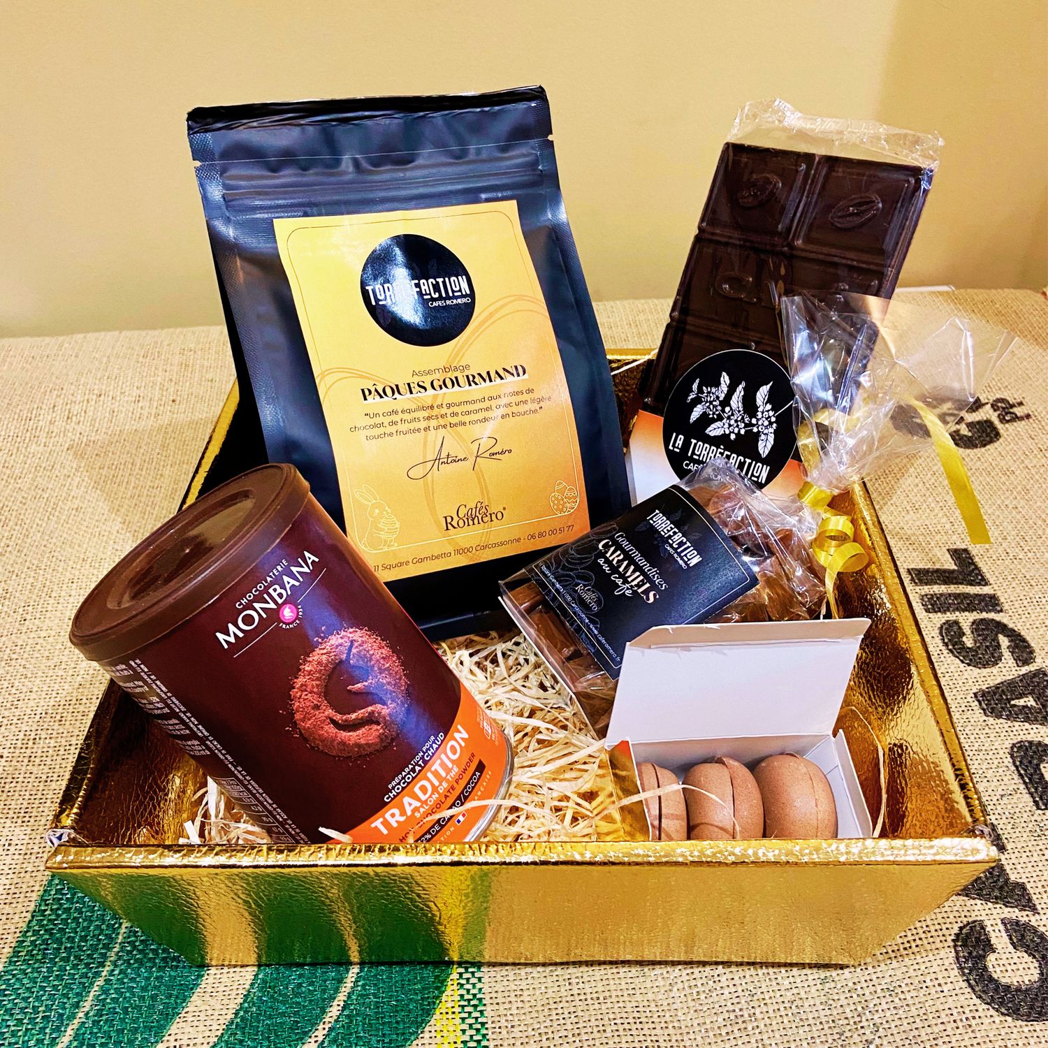 Easter Coffee & Chocolate Gift Basket – Artisan Gourmet Edition