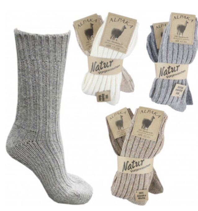 Alpaka,Socken,&quot;dick&quot;