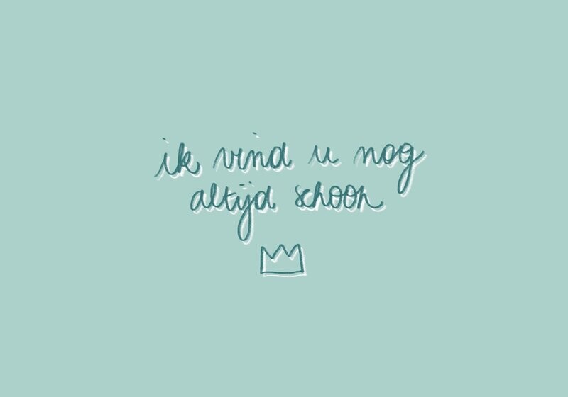 verjaardagskaartje 'nog altijd schoon'