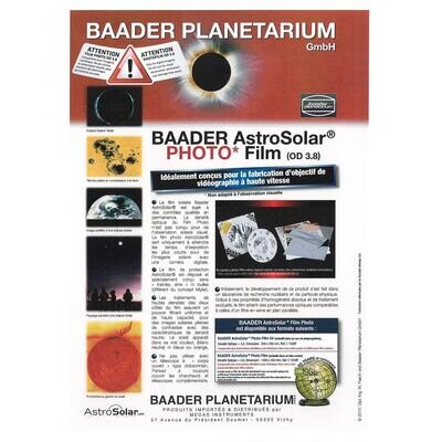 Film photo solaire - Baader AstroSolar densité 3.8