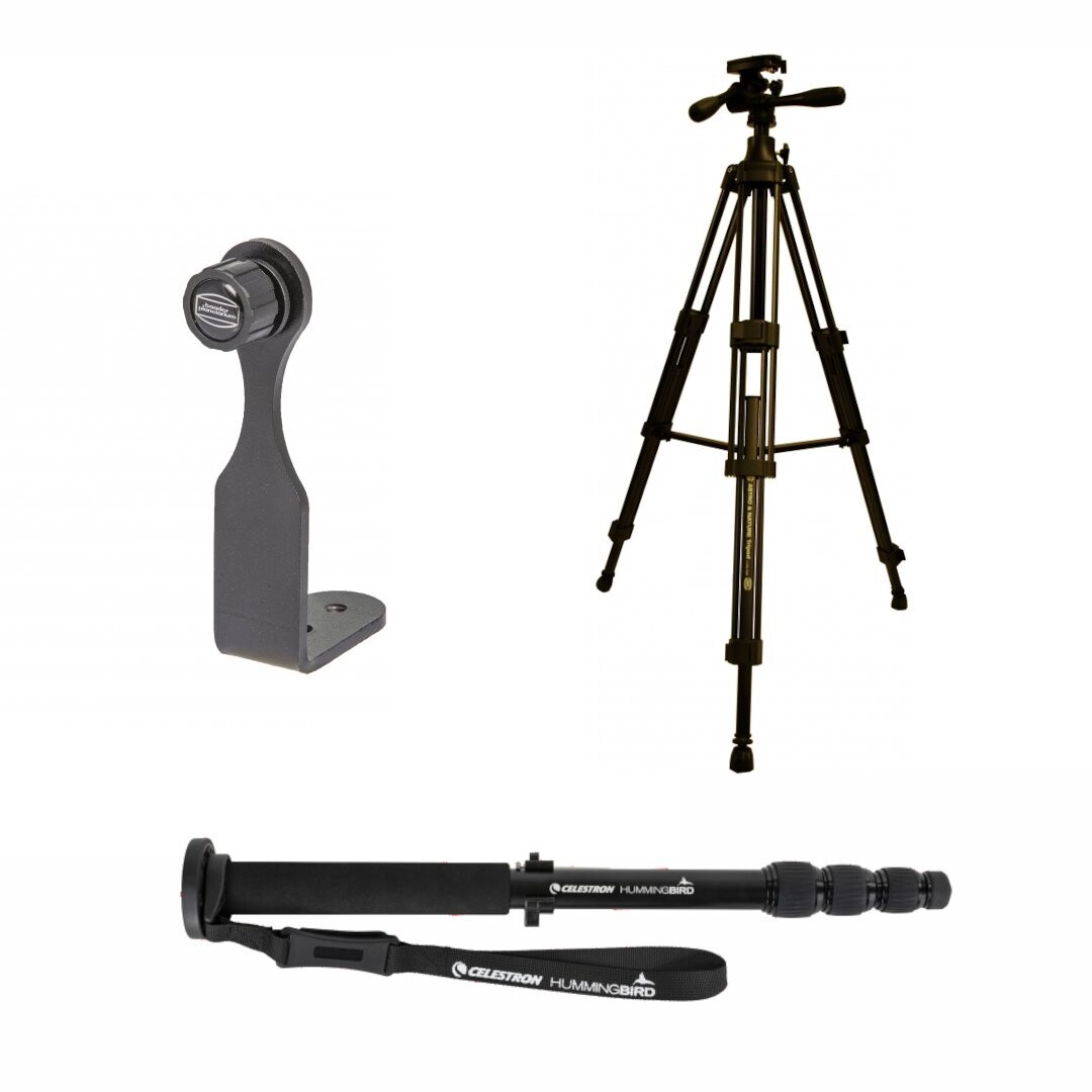 Support universel jumelles pour trépied photo. - Astronomie Espace Optique