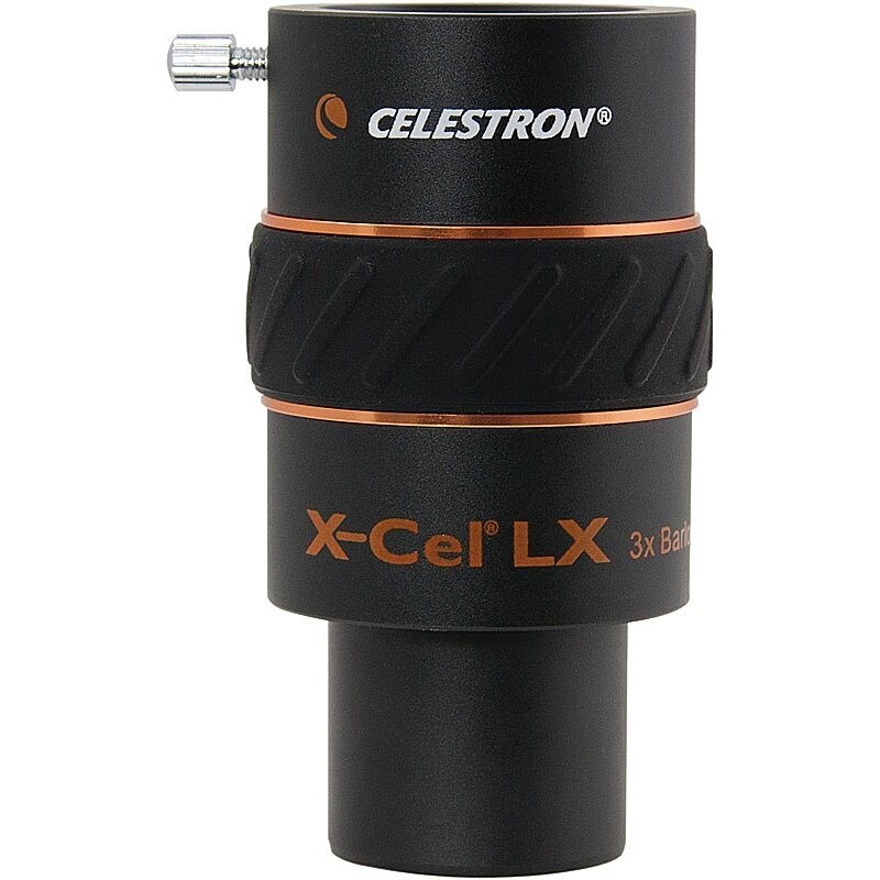 Lentille de Barlow 3x Celestron X-Cel LX apochromatique 31.75mm/1.25"