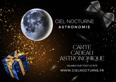 Carte Cadeau Astronomique - Ciel Nocturne Astronomie