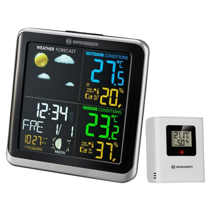 Station météo ClimaTemp écran LCD couleur - BRESSER