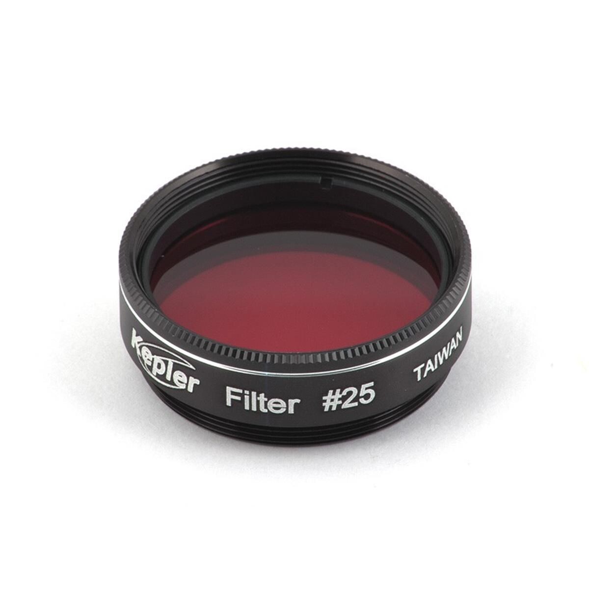 Filtre rouge Kepler n° 25 coulant 31,75mm