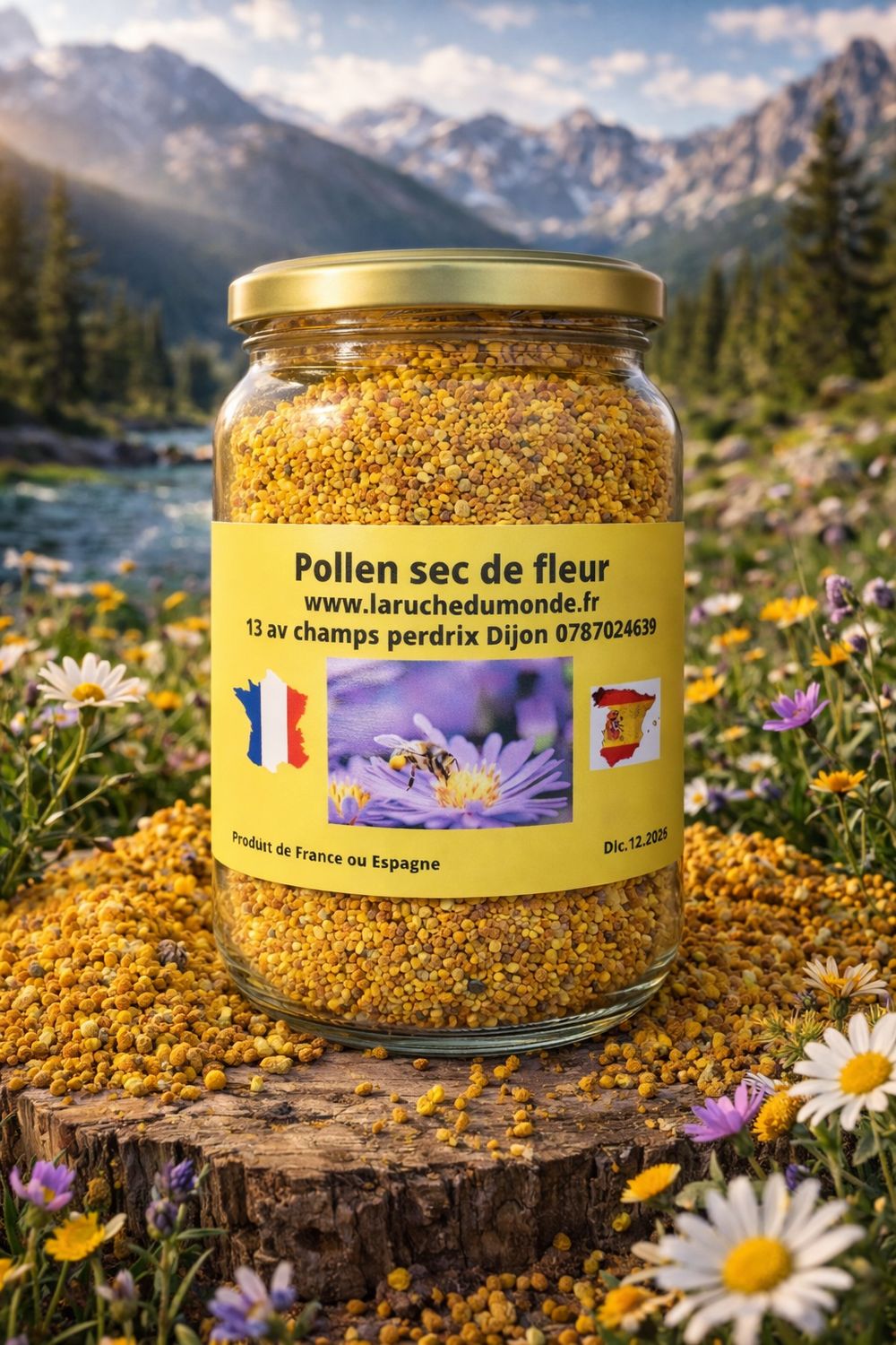 ?? Pollen sec de fleur ??