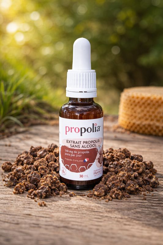 Extrait de propolis sans alcool