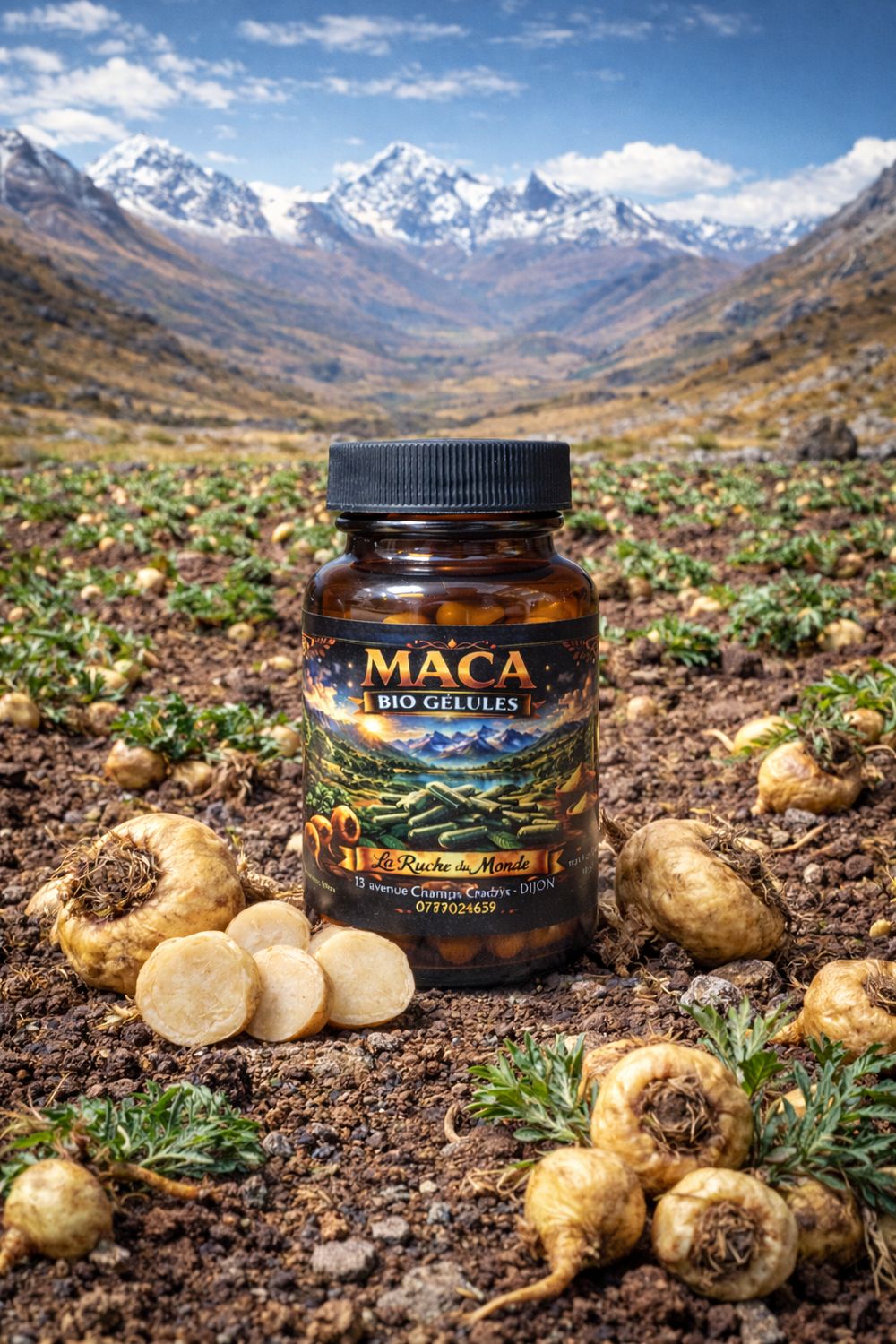 Maca bio en gélules 500mg Maca bio en gélules 500mg