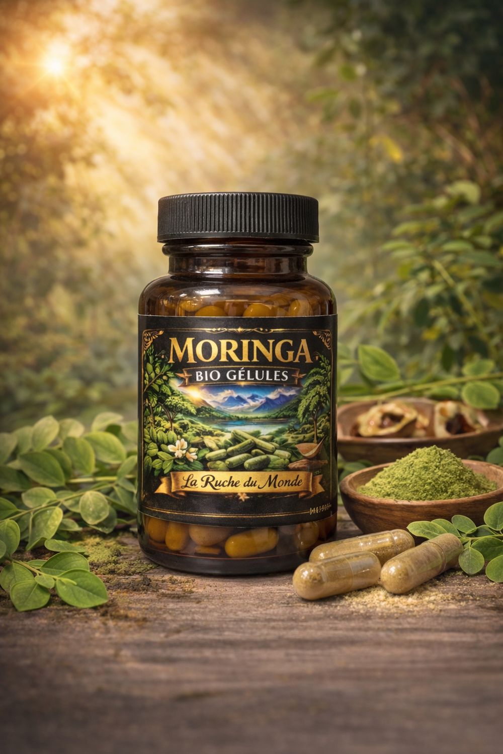Moringa bio en gélules