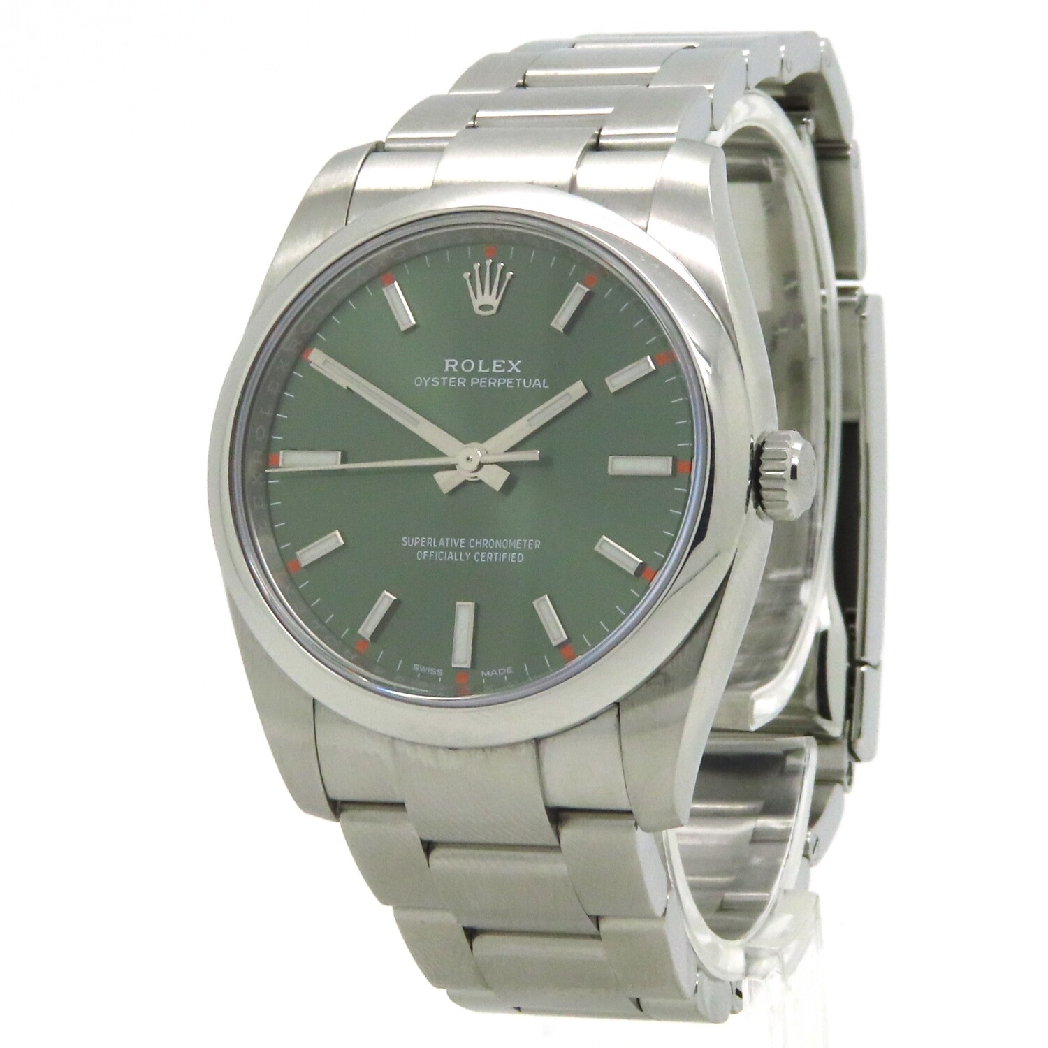 Rolex Oyster Perpetual 34 Olive Green