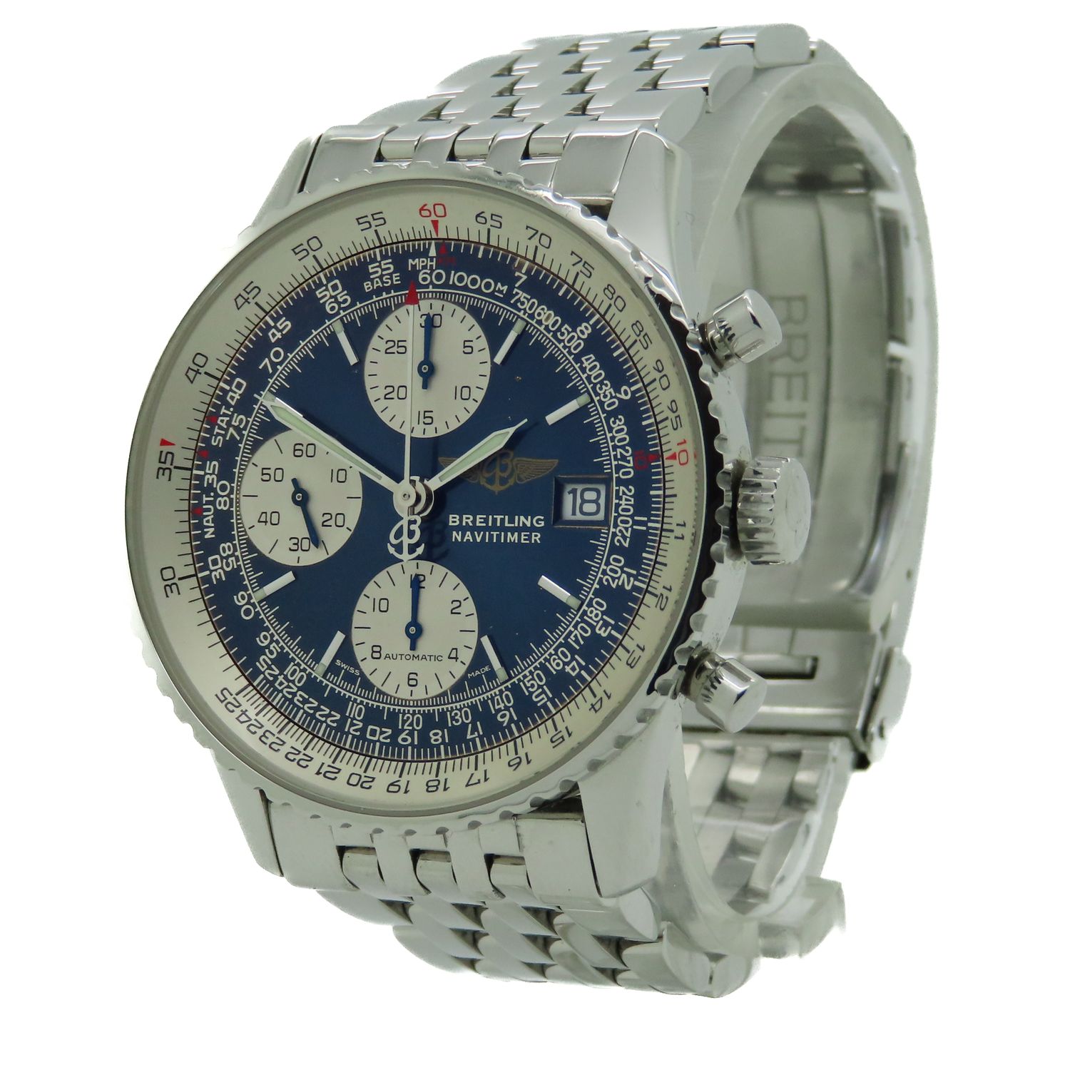 Breitling Old Navitimer Blue