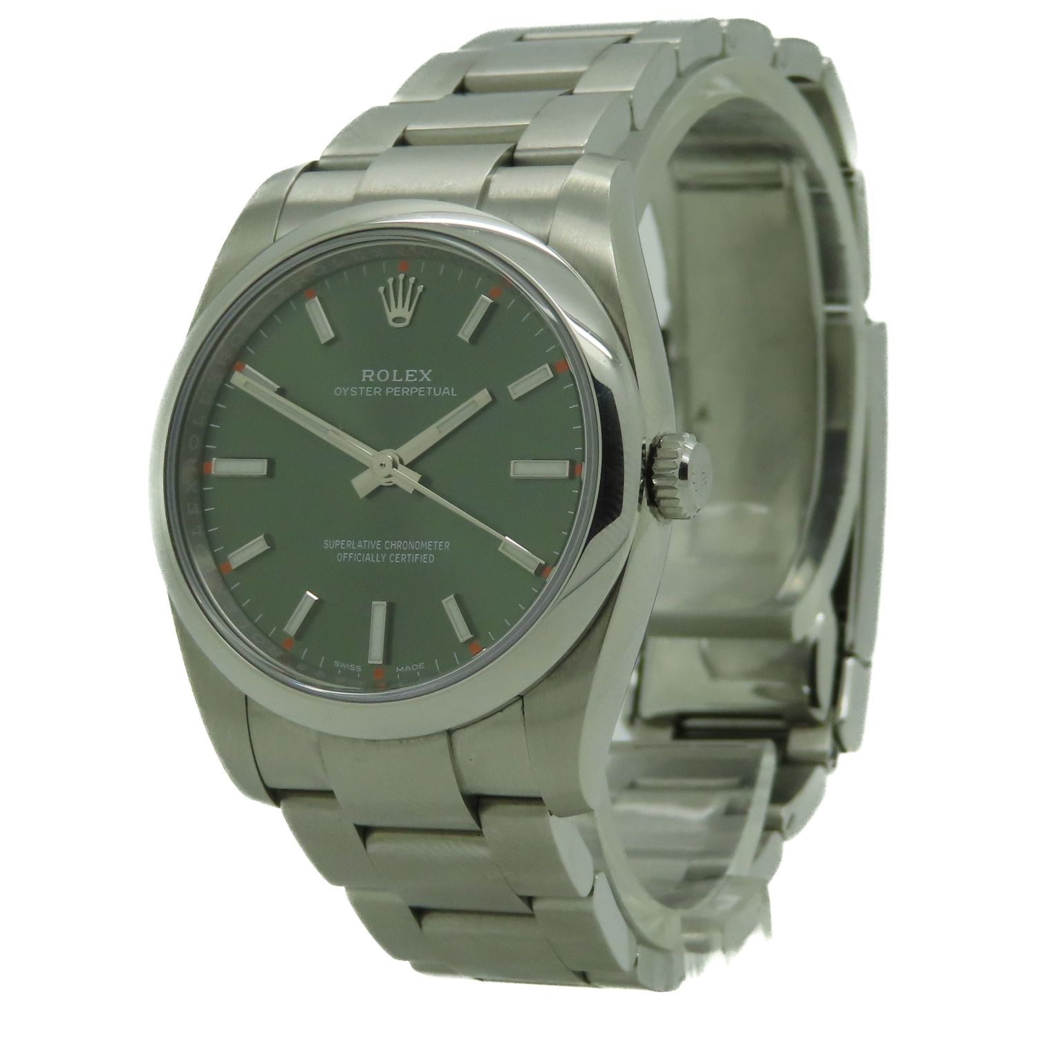 Rolex OP34 Olive Green