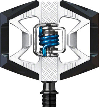 Crankbrothers - Double Shot 2 Pedals: Single Side Clipless with Platform, Aluminum, 9/16&quot;, Black
