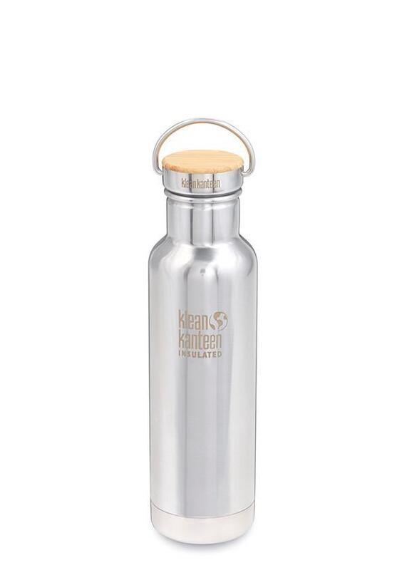 Klean Kanteen - Reflect Bamboo 27oz: Brushed Stainless