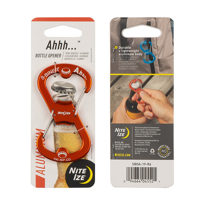 NiteIze - S-Biner Aluminum Ahhhh... Bottle Opener: