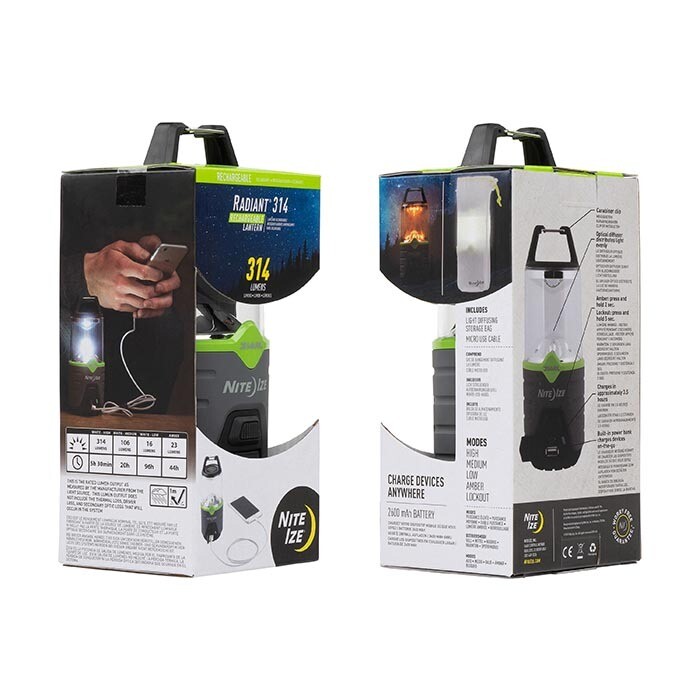 NiteIze - Radiant 314 Rechargeable Lantern