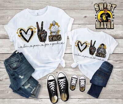 Love Peace: Black History PNG File Bundle