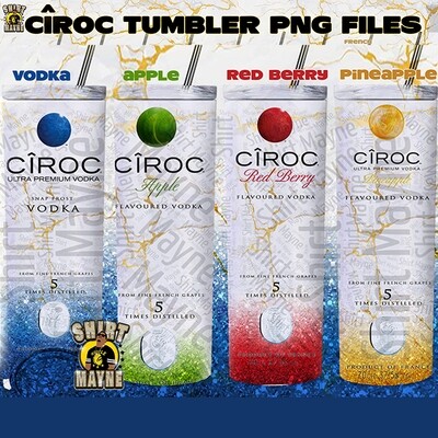 Ciroc Tumbler PNG File Bundle