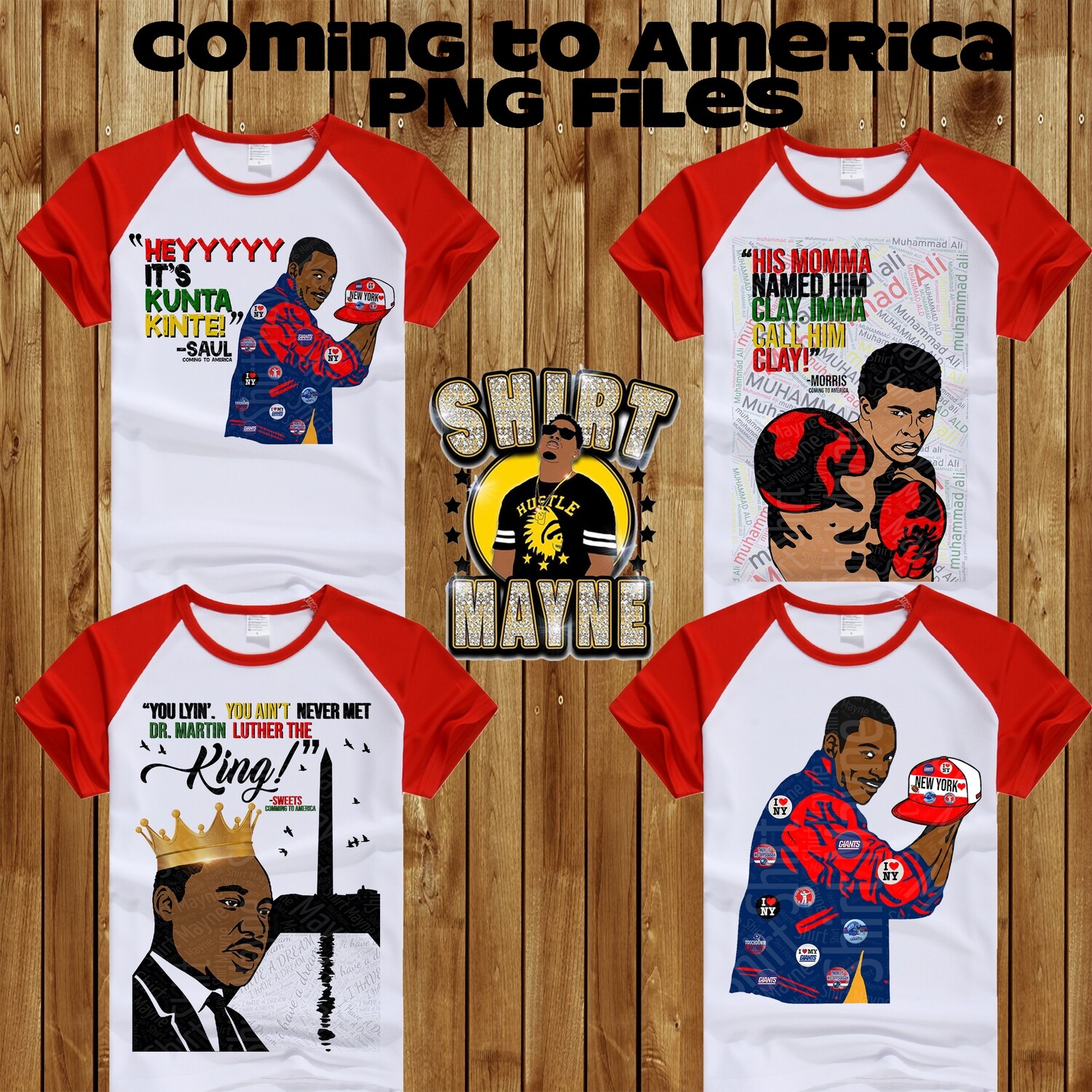 Coming 2 America PNG File Bundle