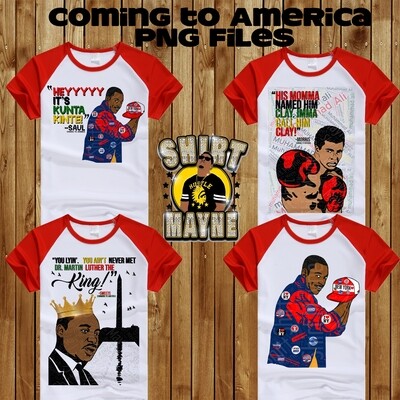 Coming 2 America PNG File Bundle