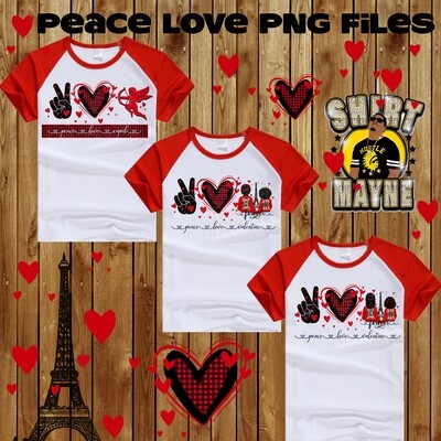 Peace Love PNG File Bundle