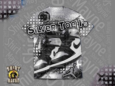 Abstract: Silver Toe 1s PNG File Bundle