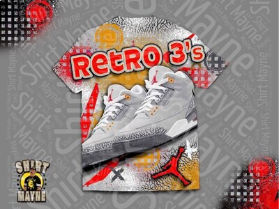 Abstract: Retro 3&#39;s PNG File Bundle