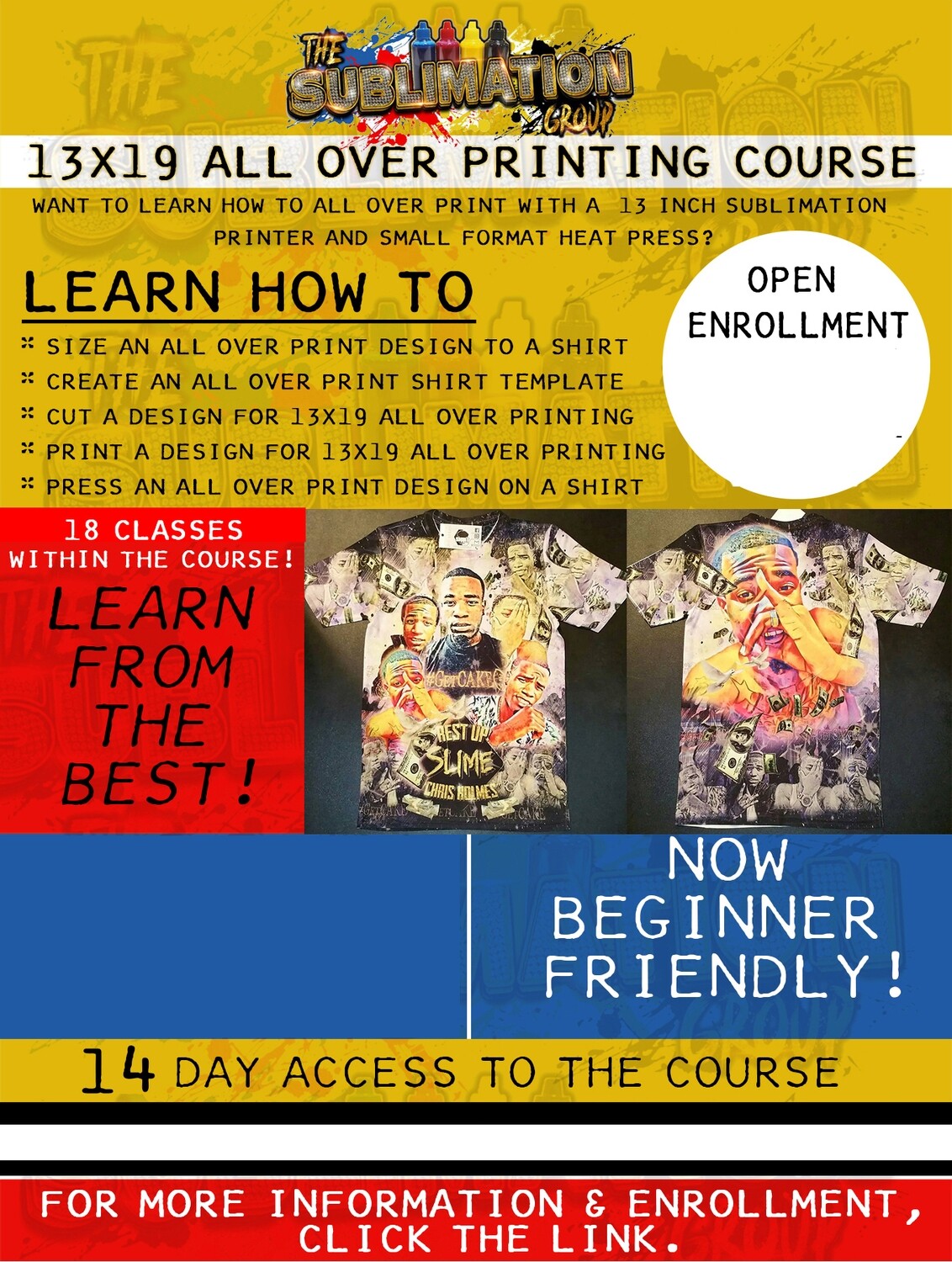 13x19 All Over Printing Course